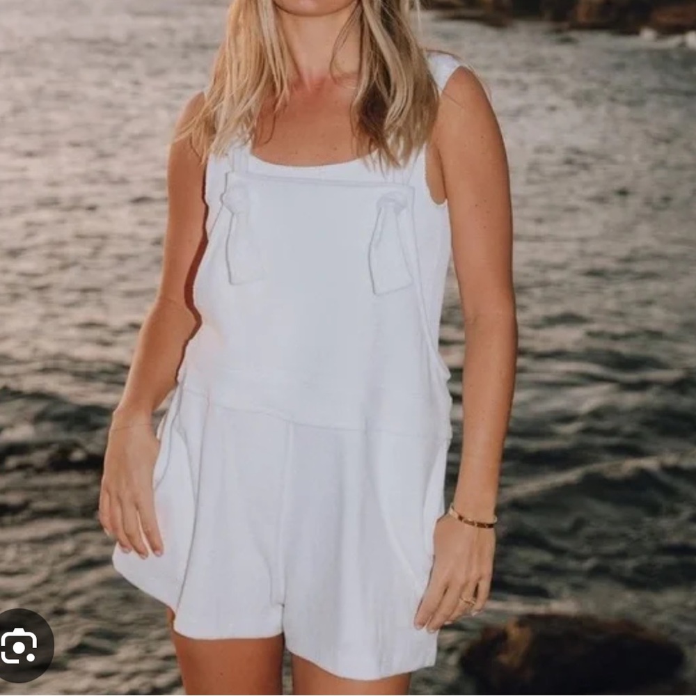 Daily Drills White Jumpsuit
